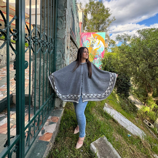Warmi Grey Poncho