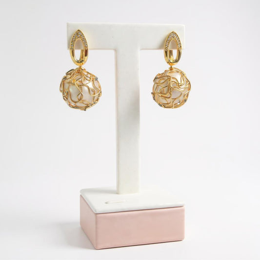 PEARL Filigree Earrings