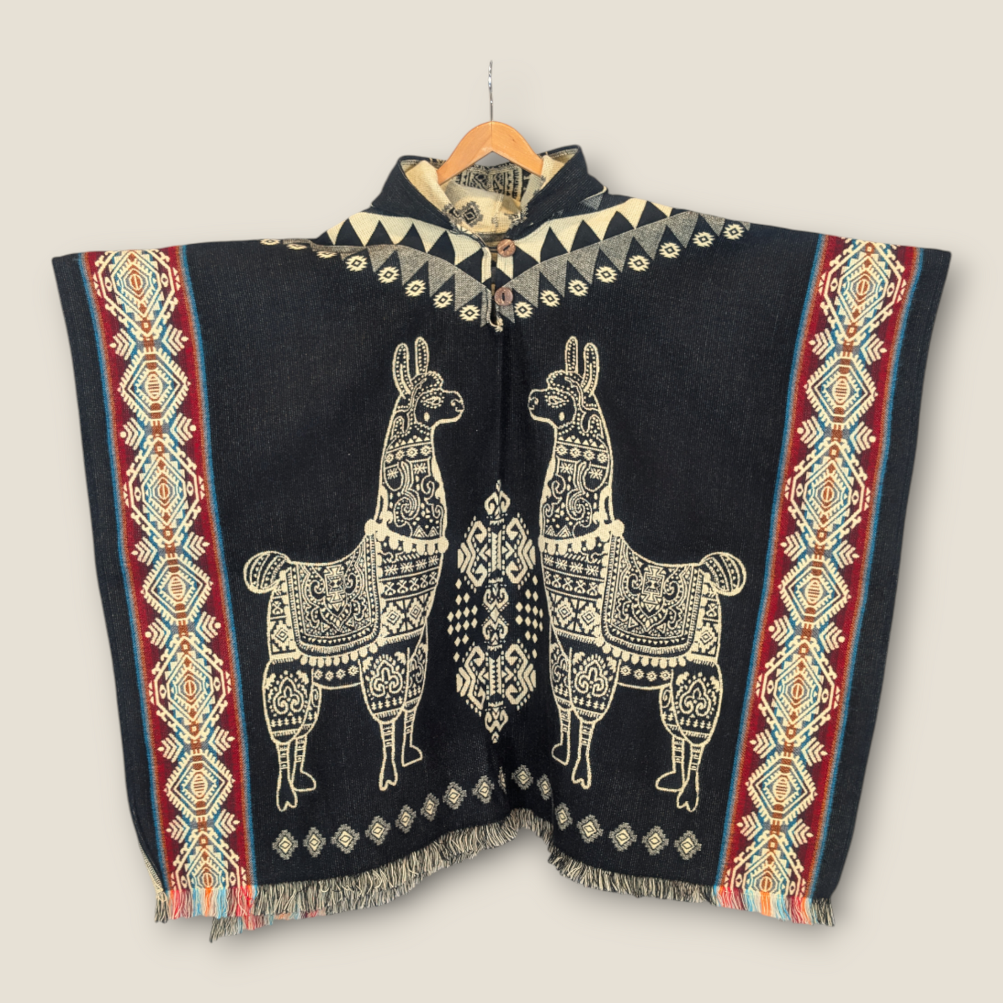 Wawanawi Black Poncho