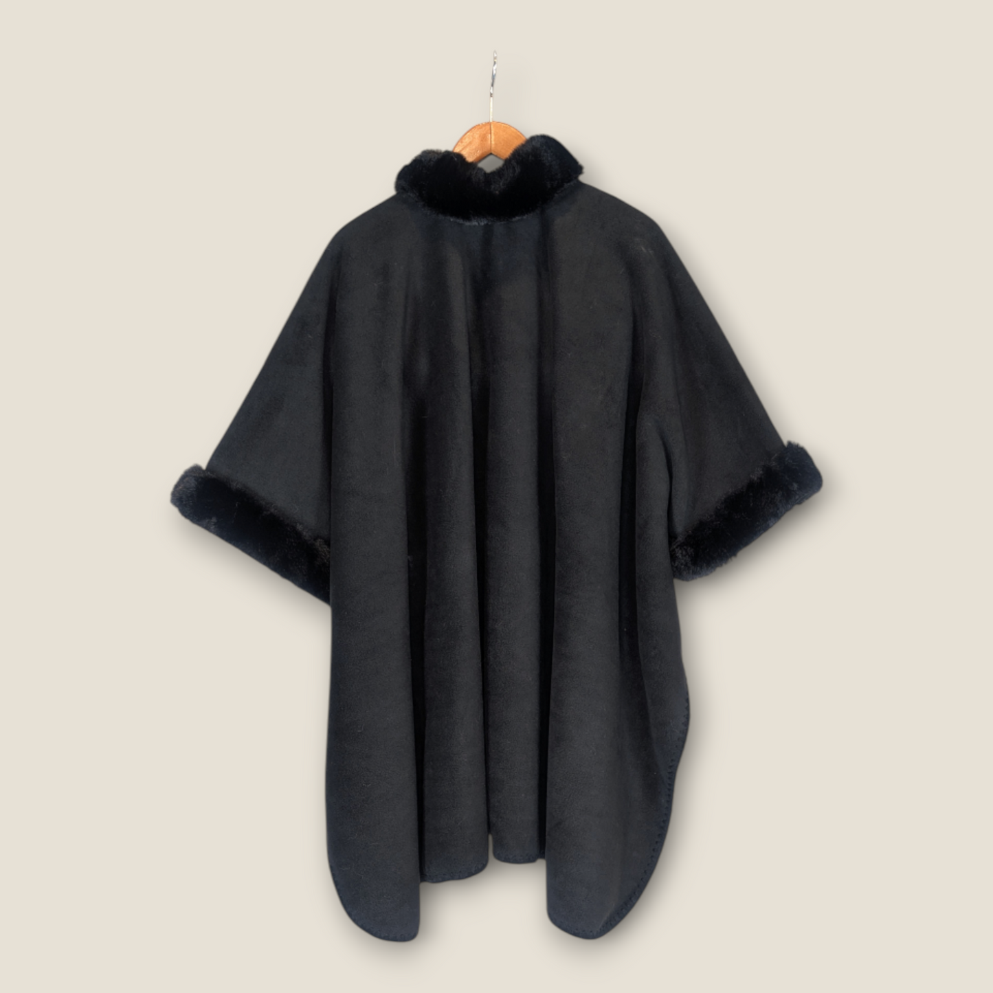 Kushilla Black Poncho