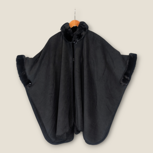 Kushilla Black Poncho