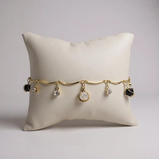 VALENCEE B&W Pearl Bracelet