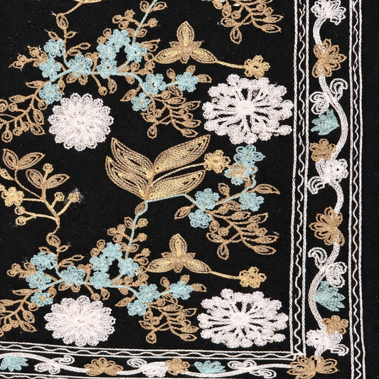 ISOLDE Cashmere Shawl - Black