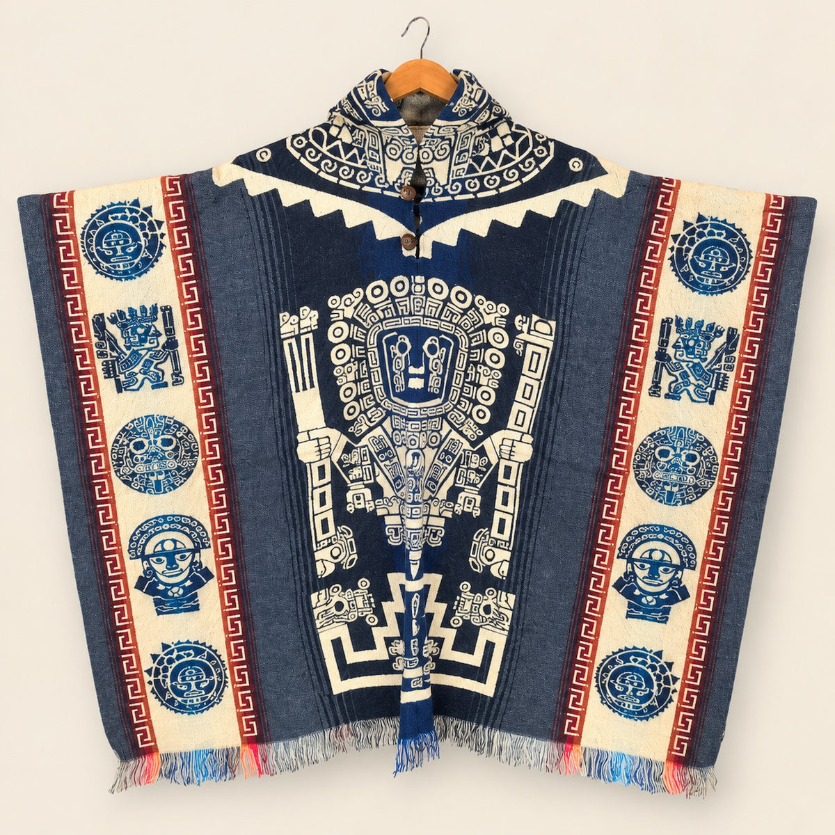 Llakta Blue Poncho