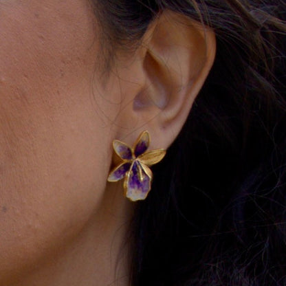 VIOLET ORCHID Earrings