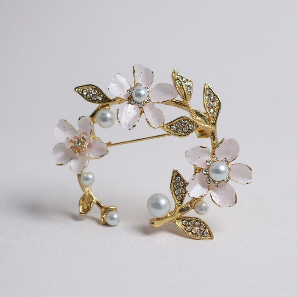 FLOWER WREATH Brooch