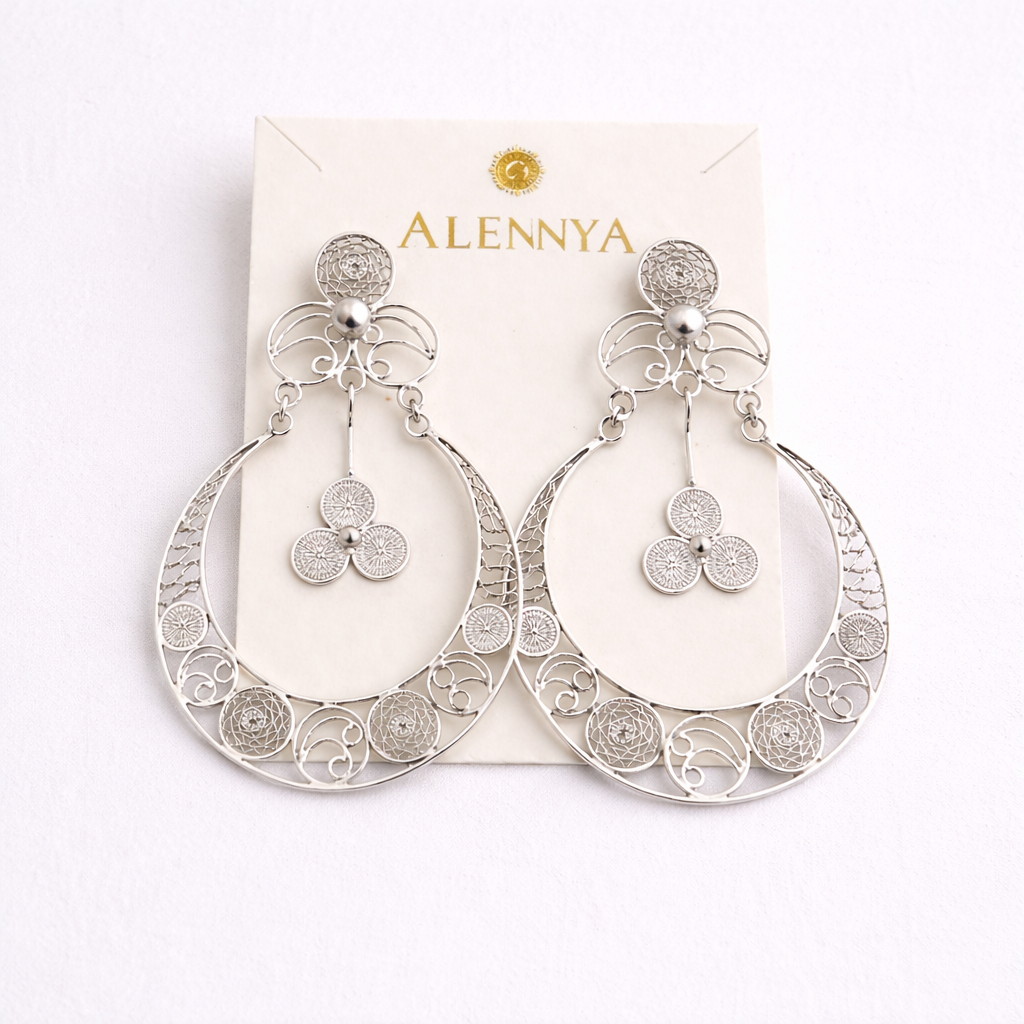 HILOS DEL ALAM Earrings - Silver