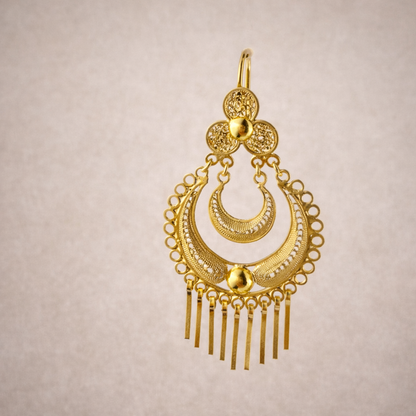 CANDONGA Large Gold Earrings