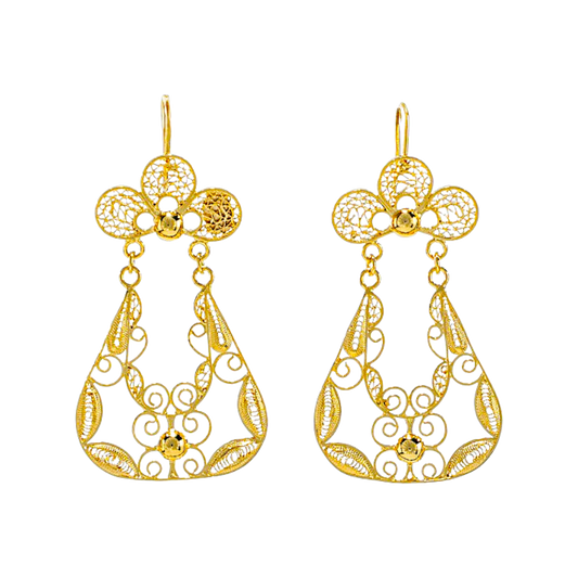 DELIRIO BARROCO Gold Earrings