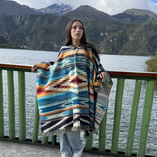 Nuka Blue Poncho