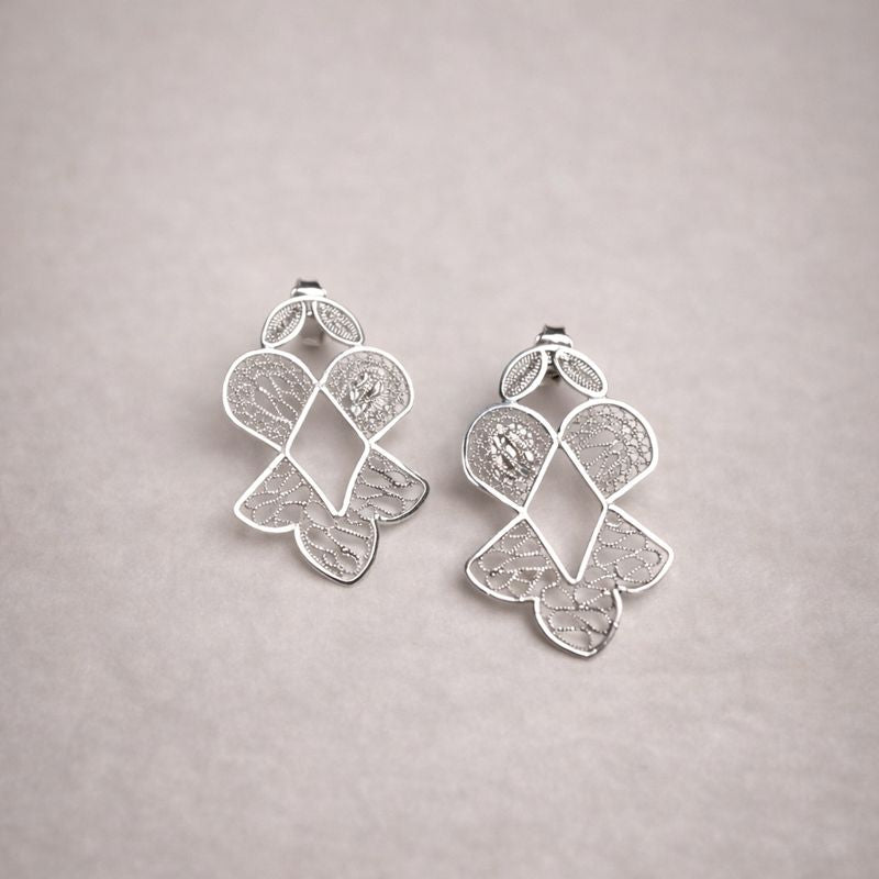 MARIA-PEPITA Silver Earrings