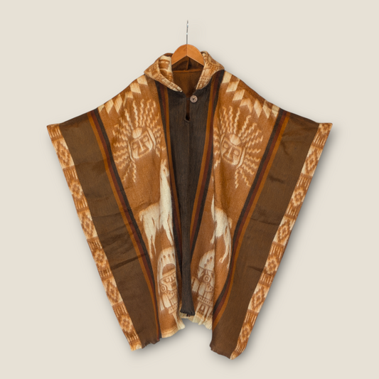 Inti Orange Poncho