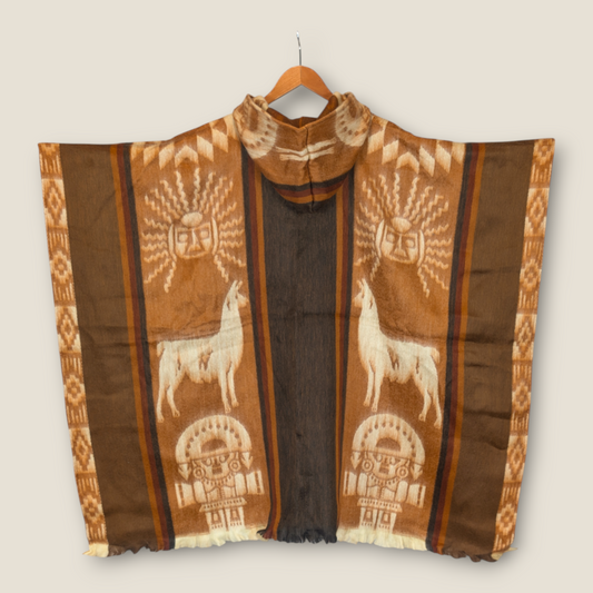 Inti Orange Poncho