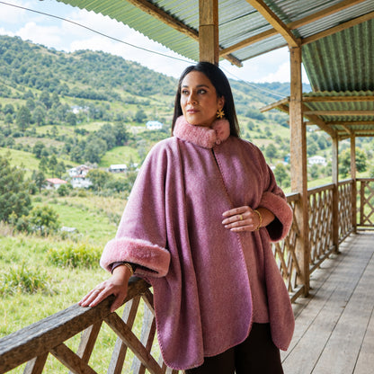 Kushilla Pink Poncho