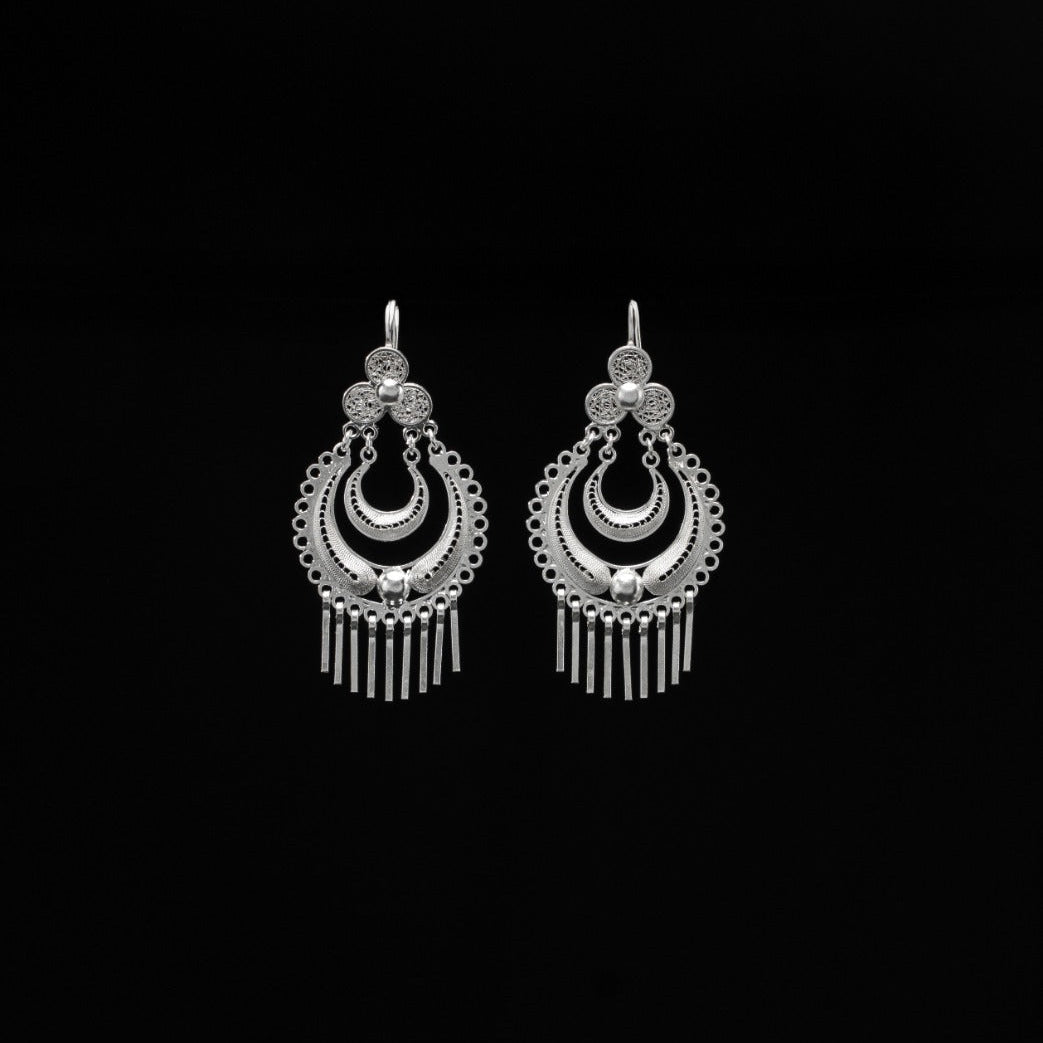 CANDONGA Medium Silver Earrings