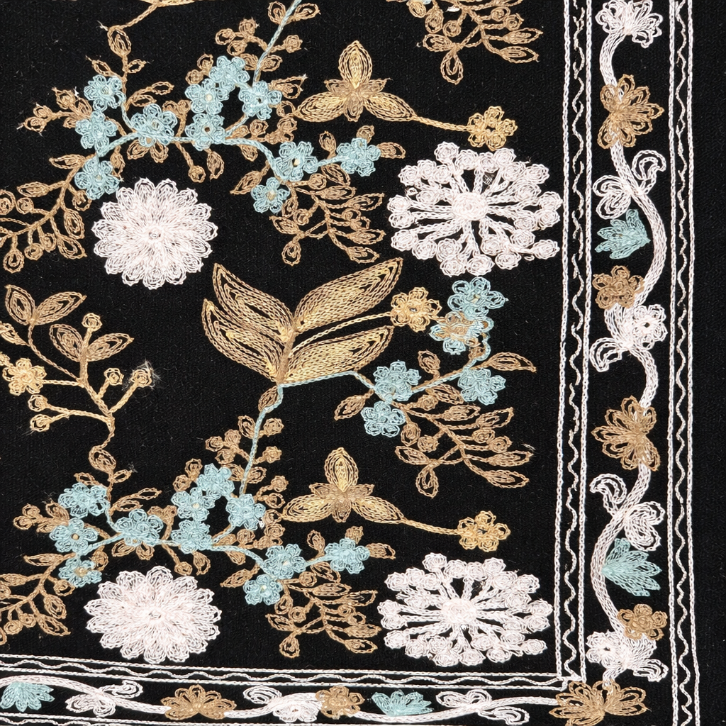 ISOLDE Cashmere Shawl - Black