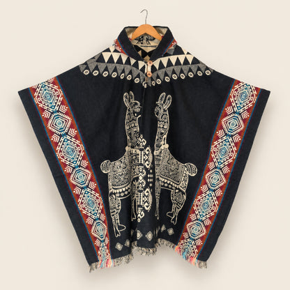Wawanawi Black Poncho