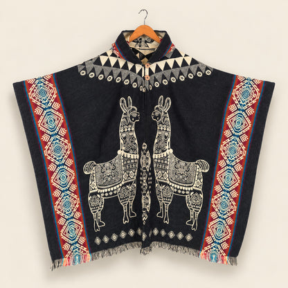Wawanawi Black Poncho