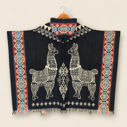 Wawanawi Black Poncho