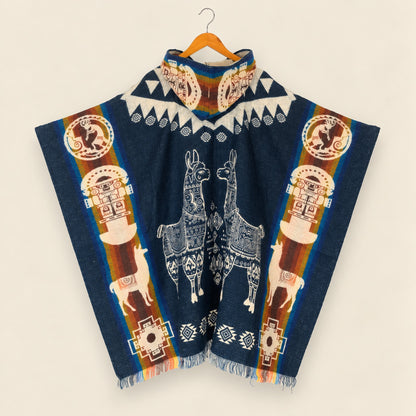Wawanawi Blue Poncho